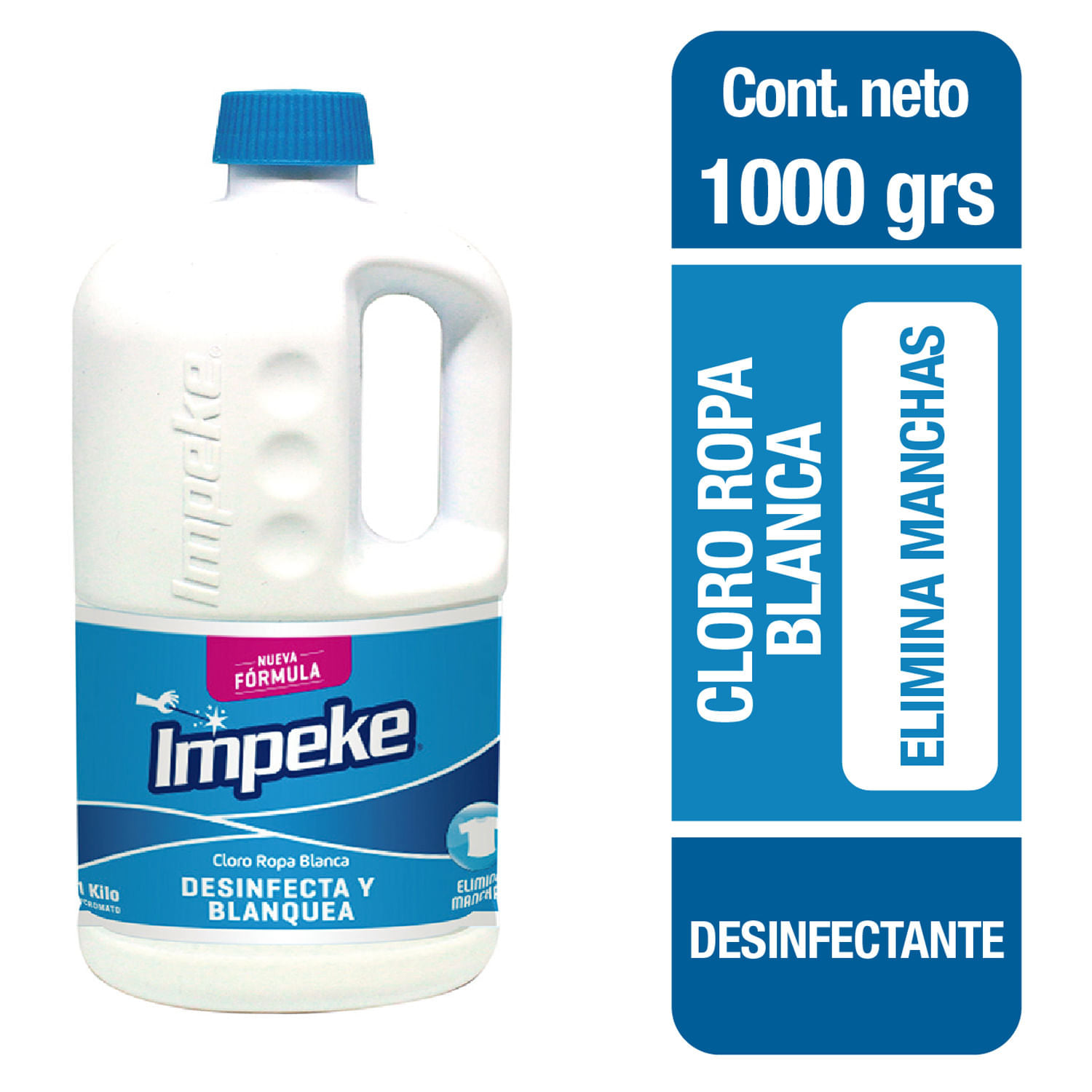 Imagen del producto Cloro Impeke ropa blanca 1 litro